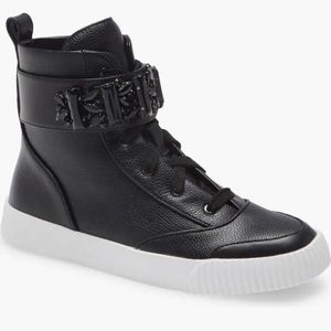 Crystal Strap High Top Sneaker Karl Lagerfeld Paris 9.5